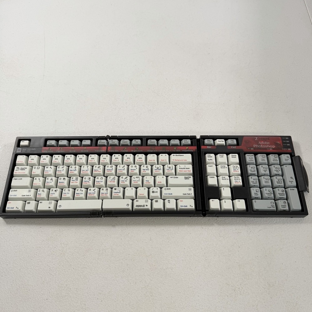 Zboard Keyboard Keyset‎ Overlay Adobe Photoshop Foldable